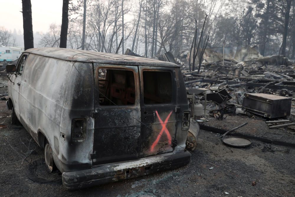 El devastador incendio de California, en imágenes