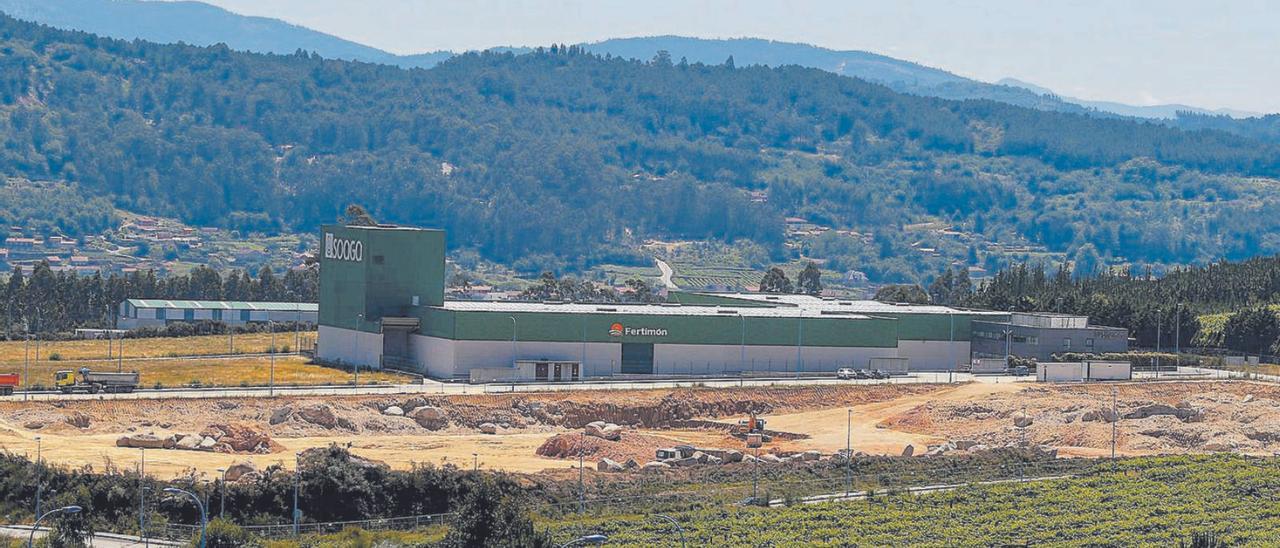 Polígono industral de Baión, en Vilanova de Arousa.