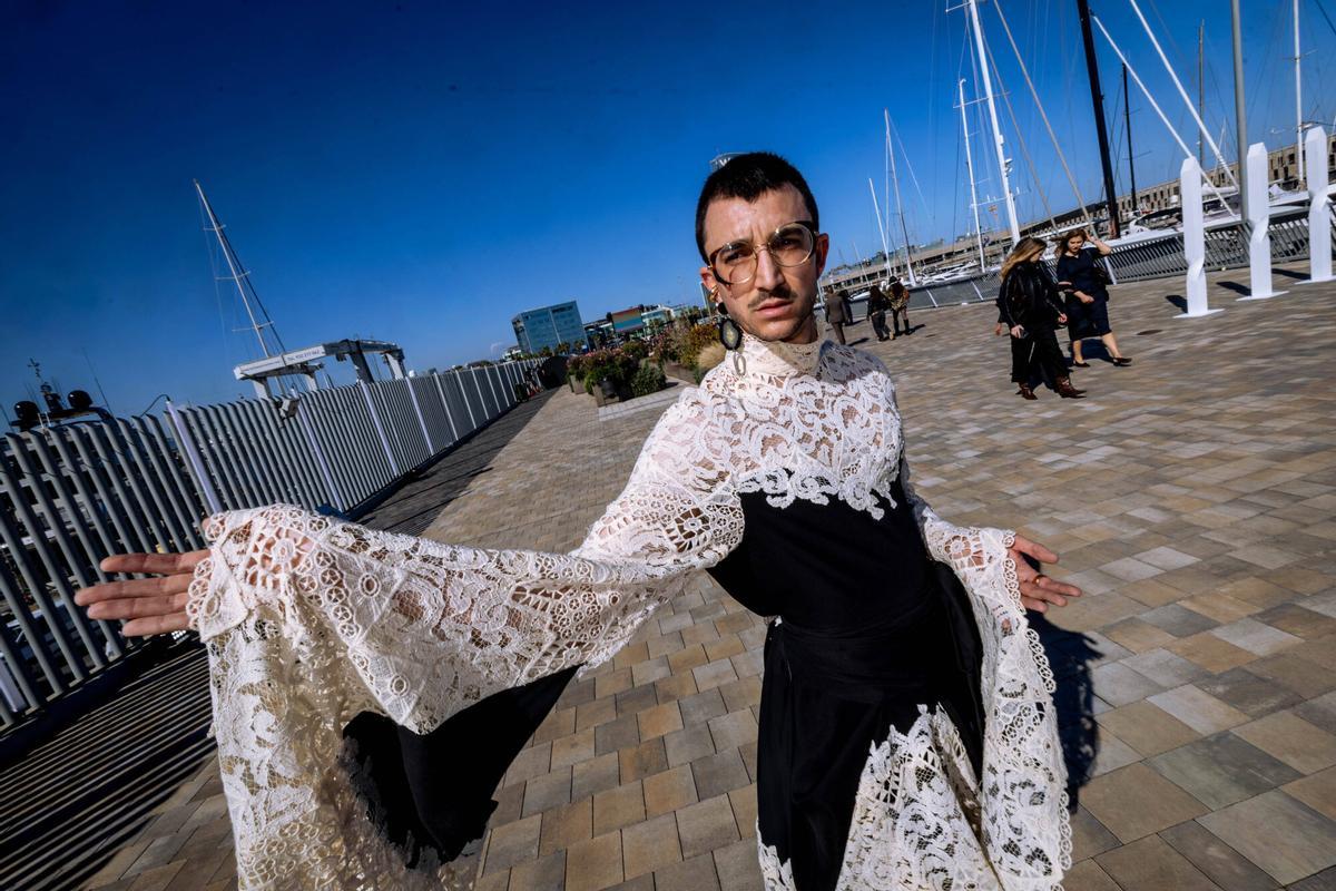 Álex en la 080 Barcelona Fashion