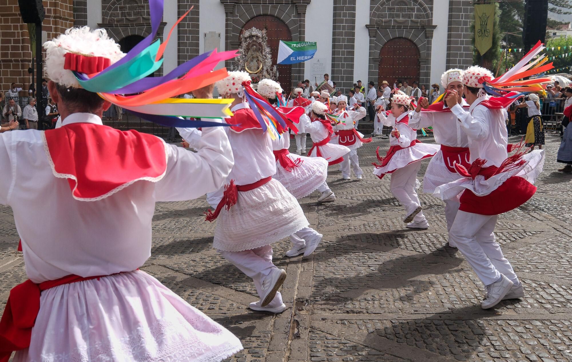 Representantes de El Hierro en la romería del Pino.