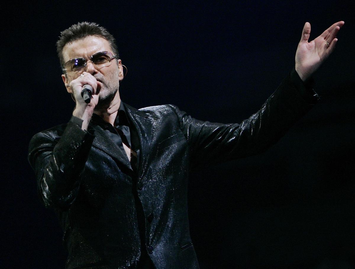 George Michael durante su concierto en Barcelona