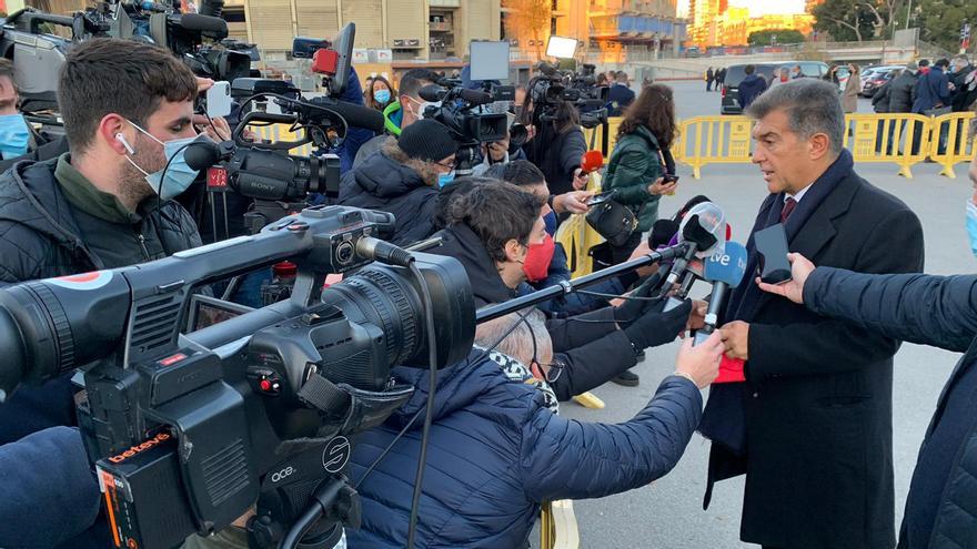 Laporta: "Estaba confiado en hacer un resultado espectacular como el que hemos hecho"