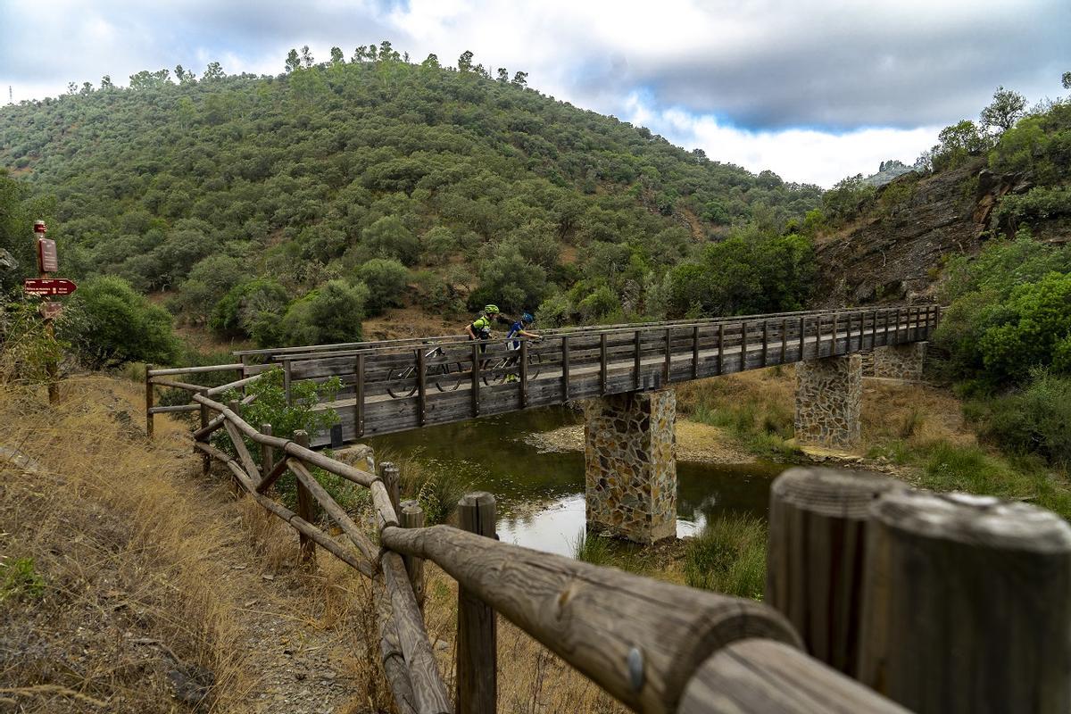 Paisaje en el Tajo Internacional.