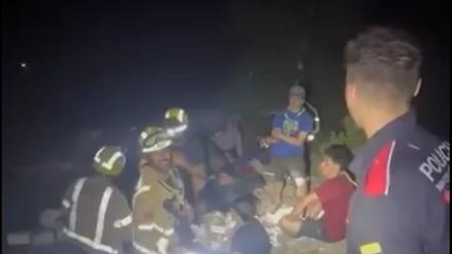 Rescatados 41 niños cerca de Forcat en Huesca