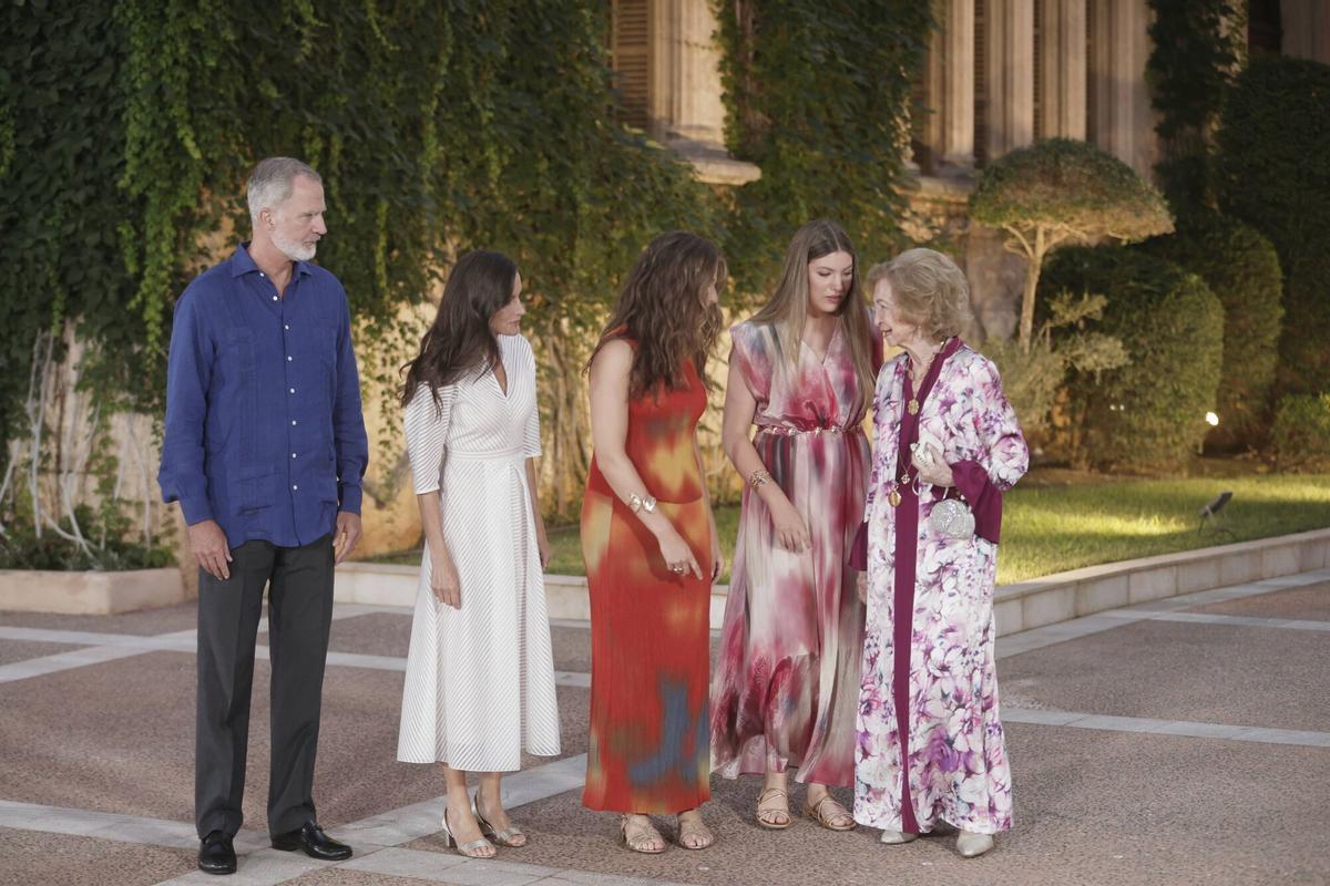 Las imágenes de la recepción de la Familia Real en Marivent