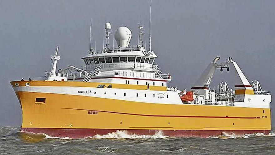 El &quot;Kirkella&quot;, buque diseñado por los ingenieros navales noruegos de Skipsteknisk. // FdV