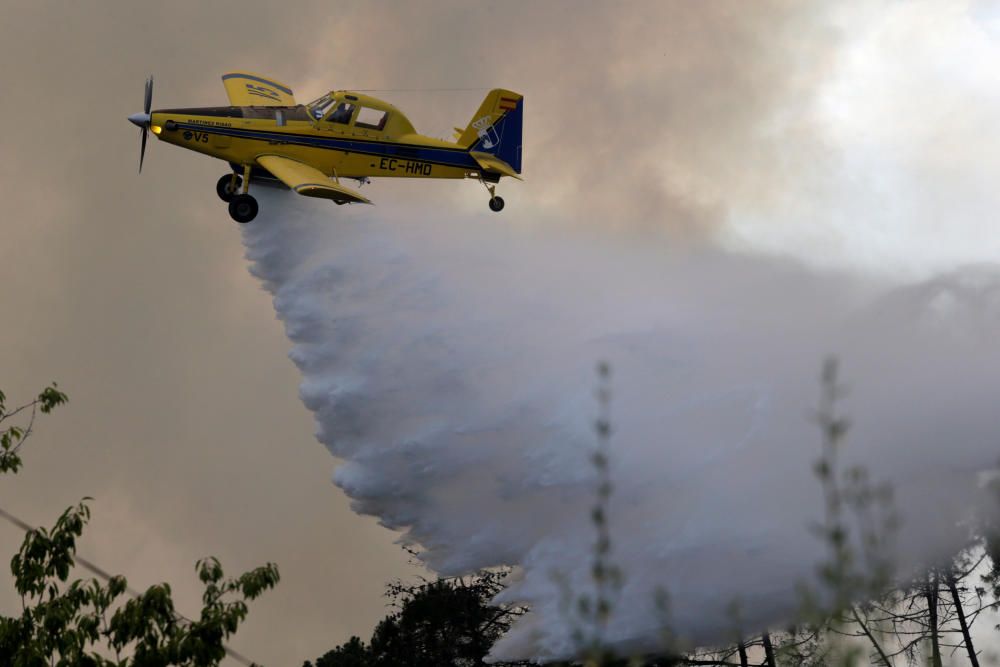 Incendio de grandes dimensiones en el centro de Portugal.