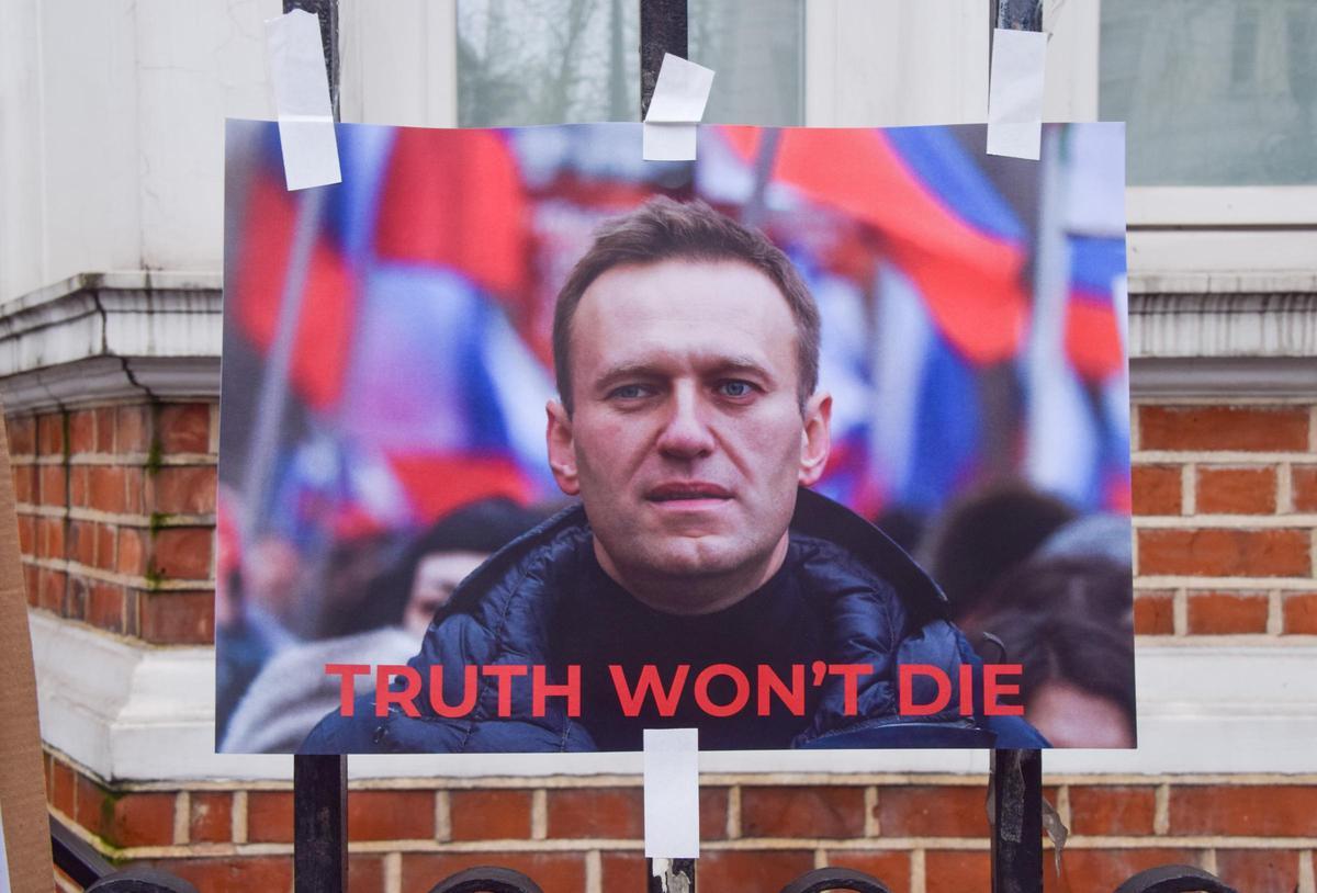 Londres recuerda la figura de Alexei Navalni