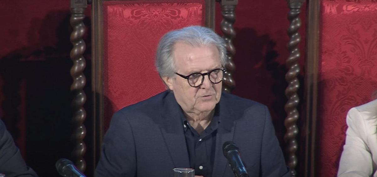 Joan Romero en el seminario Lecciones aprendidas tras la dana de València en la UV