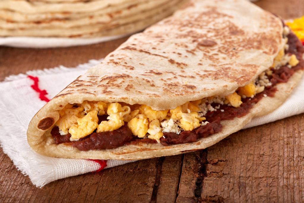 Baleada hondureña, el plato estrella del país.