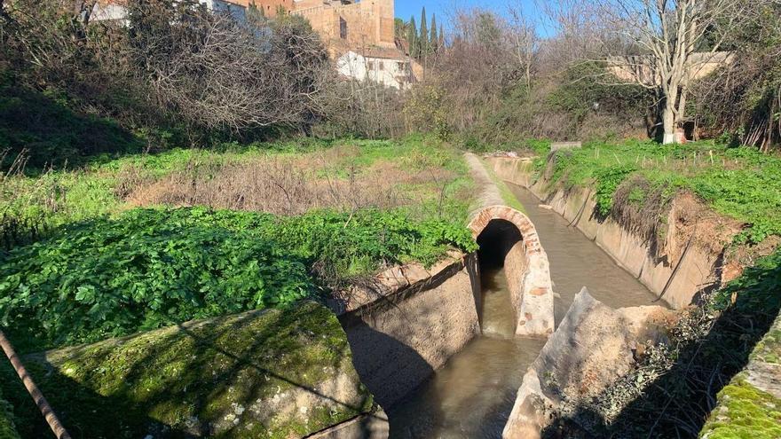 Reparan por vía de urgencia el colector de Miralrío, destrozado por las lluvias