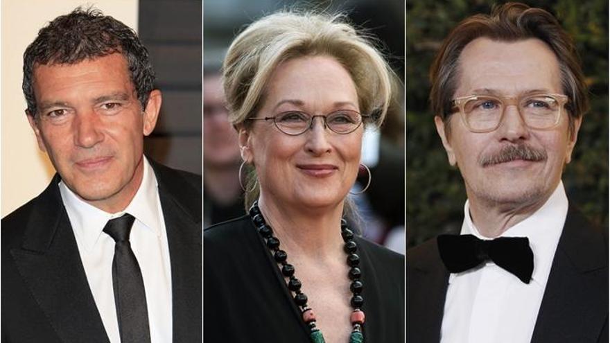 Antonio Banderas, Meryl Streep y Gary Oldman.