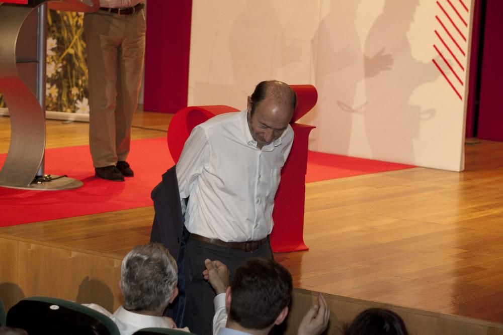 Acto del PSOE en Gijón con Alfredo Pérez Rubalcaba