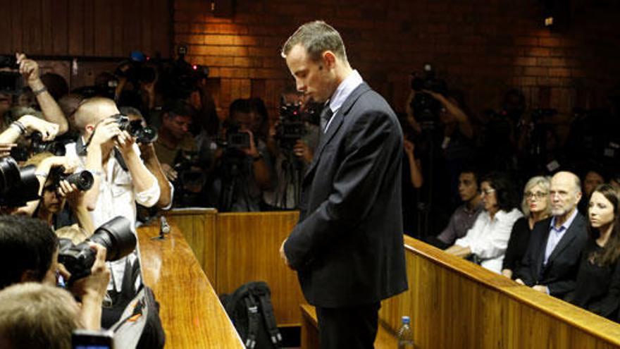 Pistorius, en el banquillo del Tribunal de Pretoria