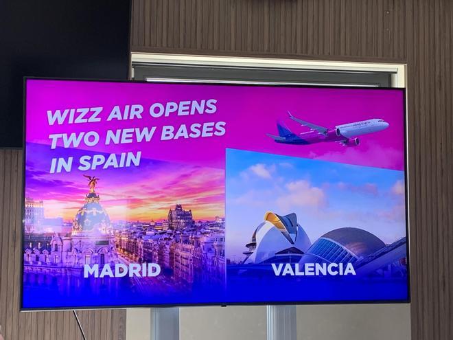 Wizz Air anuncia su expansión en España con la apertura de sus primeras bases en Madrid y Valencia