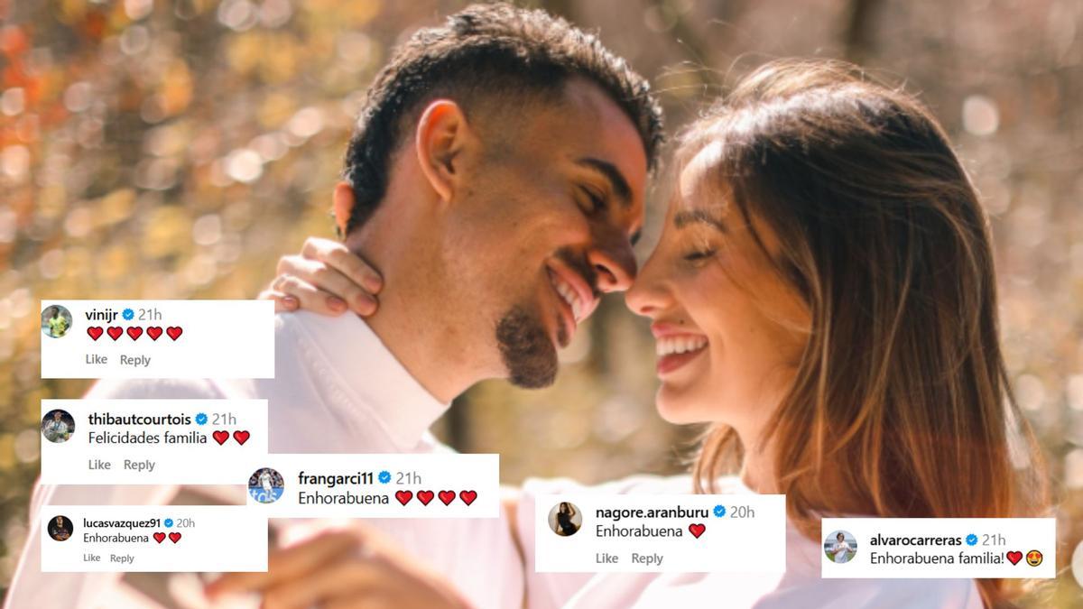 Ceballos y Luna Serrat anuncian que serán padres