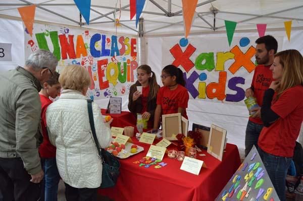 Escolars berguedans celebren el Mercat de les Cooperatives Escolars