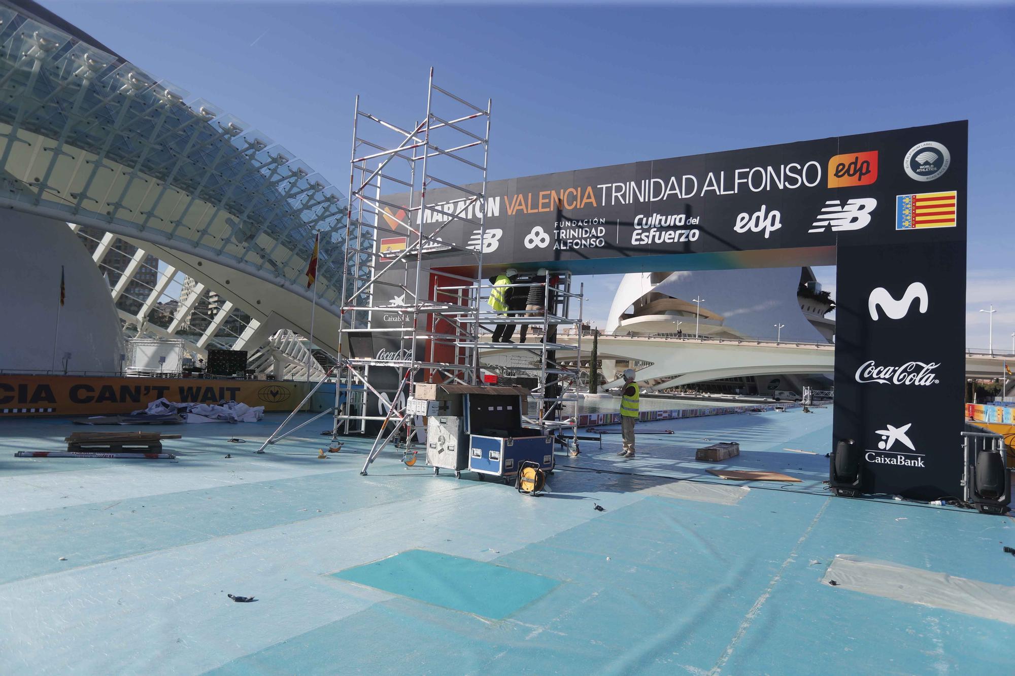 Así luce la nueva recta de meta de Maratón Valencia Trinidad Alfonso