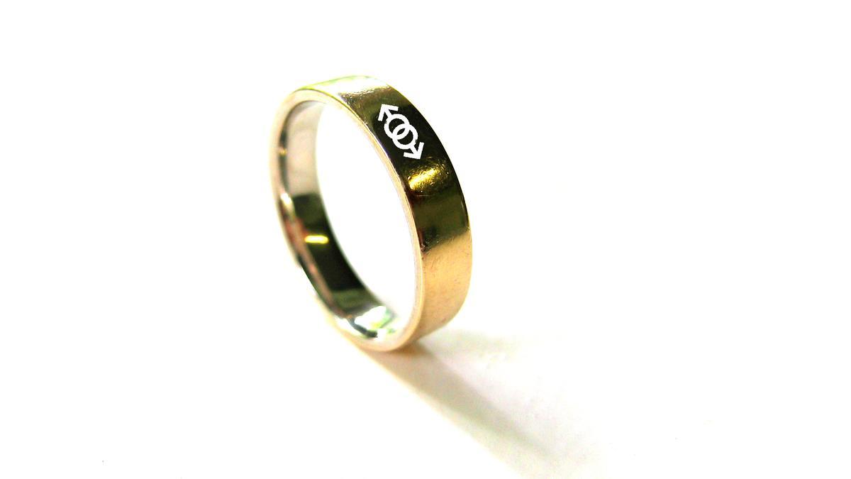 Anillo de boda.