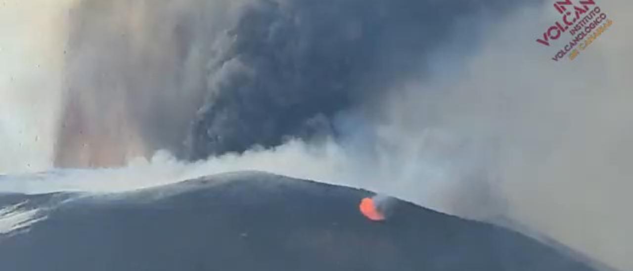 La actividad del volcán de La Palma se vuelve más explosiva