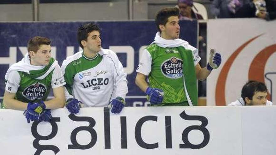 César Carballeira, Pablo Fernández, Alberto Bodelón y Pablo Añón. / varela