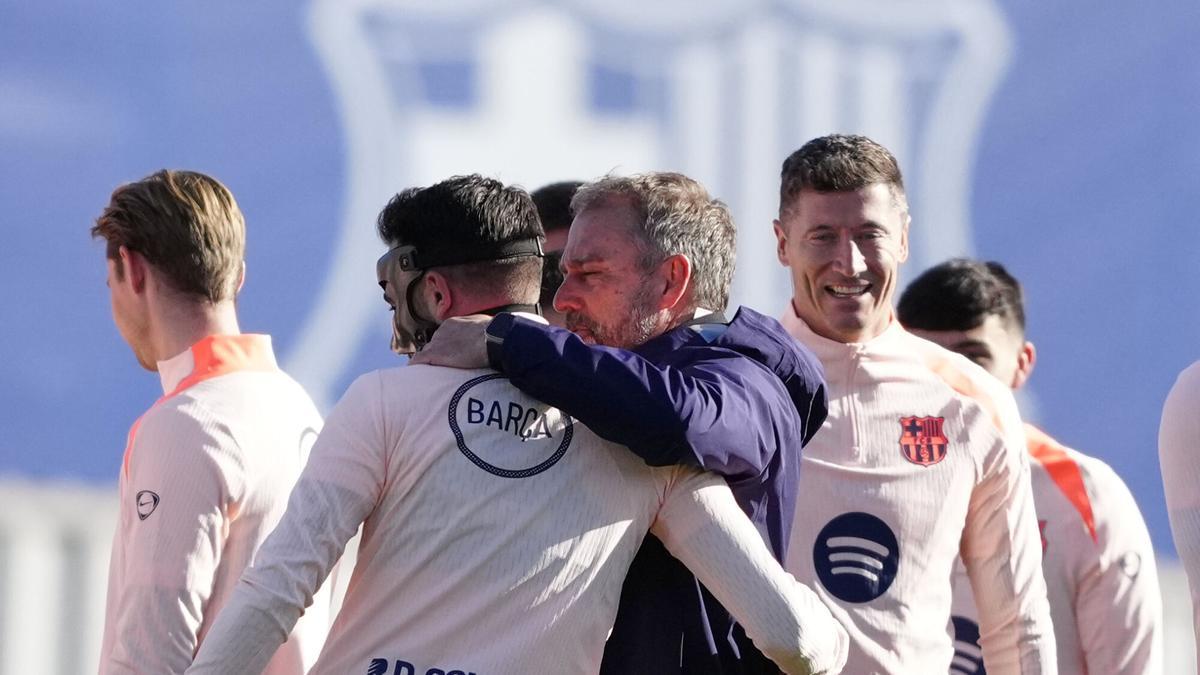 Flick ha pedido a sus jugadores una máxima implicación en la Copa del Rey