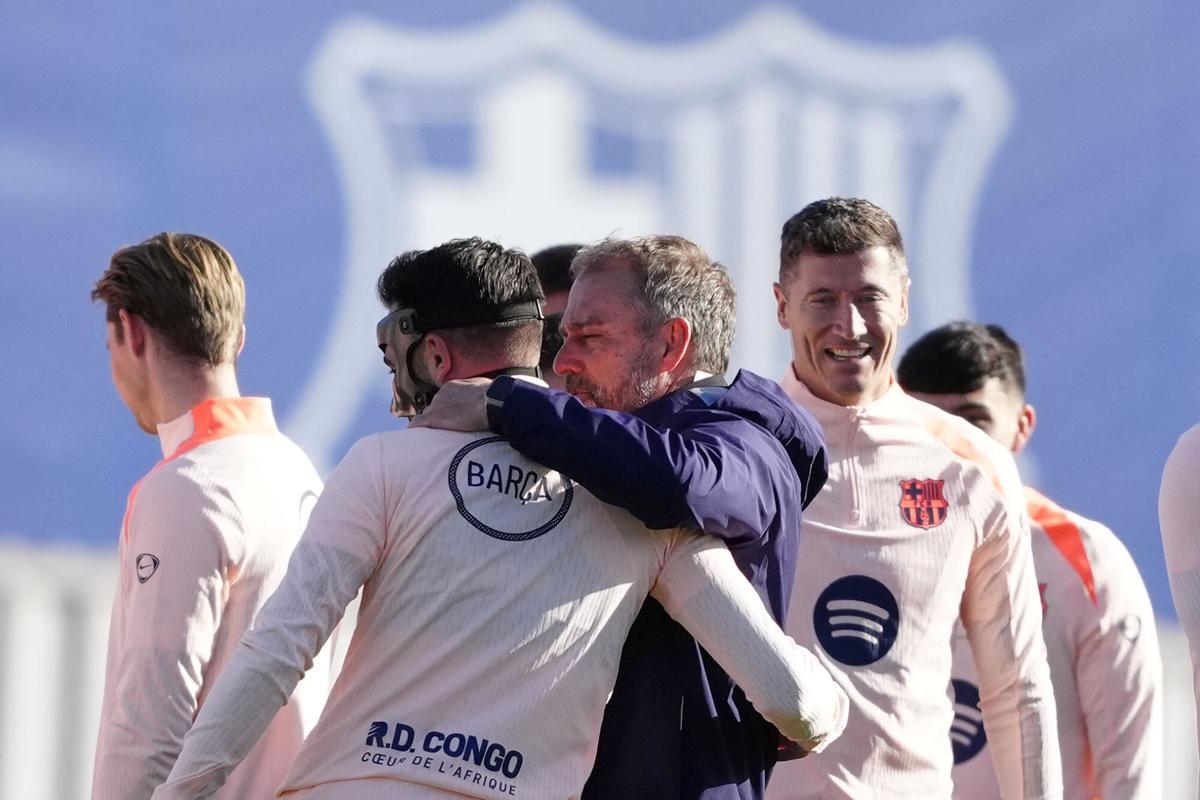 Flick ha pedido a sus jugadores una máxima implicación en la Copa del Rey