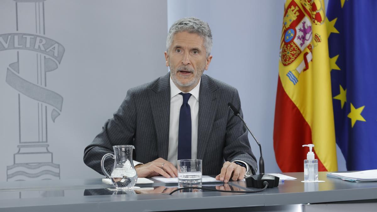 El ministro del Interior, Fernando Grande Marlaska.