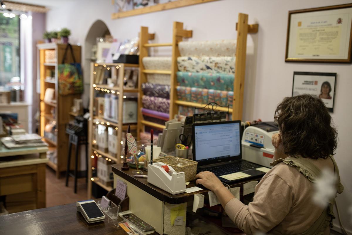 Mercè Capell, en la tienda Naikare de Barcelona