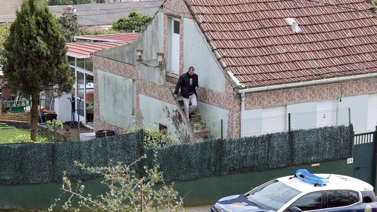 Vista exterior de la casa en la que fue asesinada Maria del Carmen D.