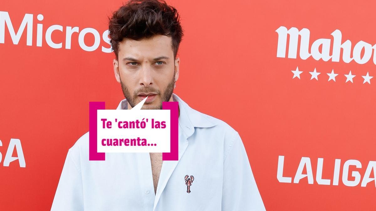 Blas Cantó y calló bocas tras las críticas a él y a su novio