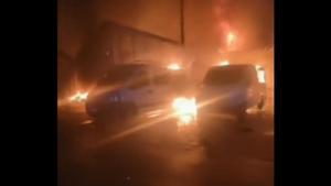 Un incendi destrueix sis naus industrials a Vilassar de Mar (Barcelona)