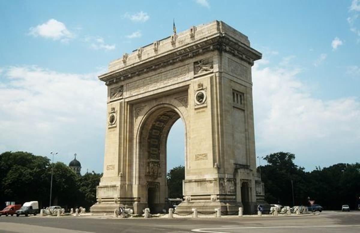 El Arco del Triunfo de Bucarest