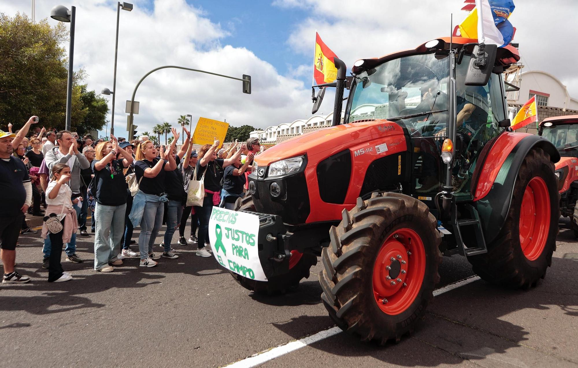 El sector agrario protesta en las calles de Santa Cruz