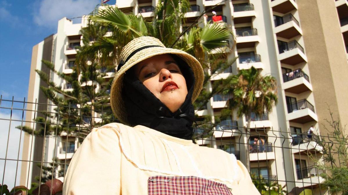 La artista canaria Cristina Mahelo.