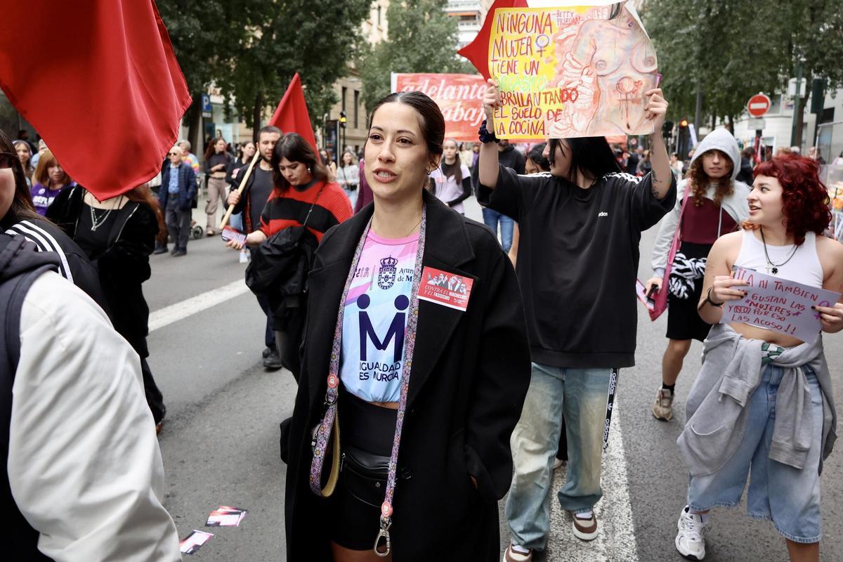 Las imágenes de la manifestación del 8M en Murcia Las imágenes de la manifestación del 8M en Murcia