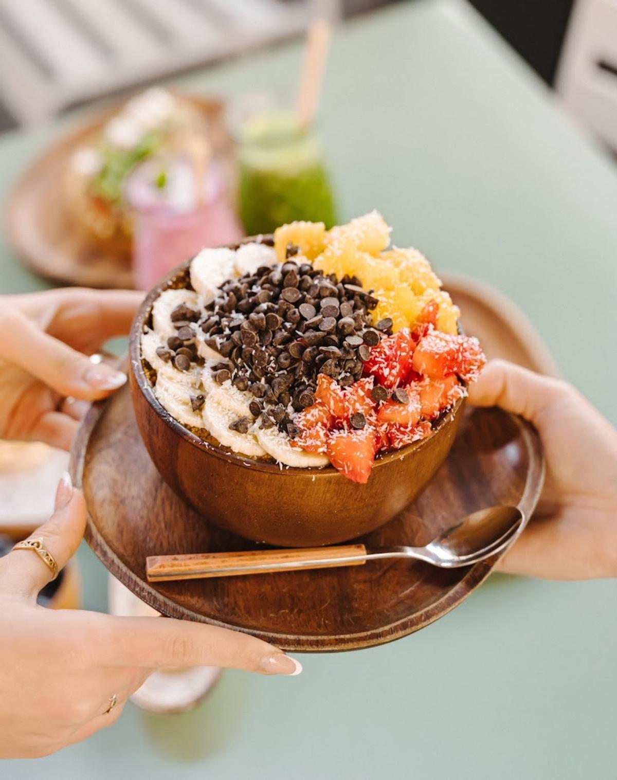 Uno de los productos que ofrece Amazonia Açaí, en el nuevo local de Córdoba.