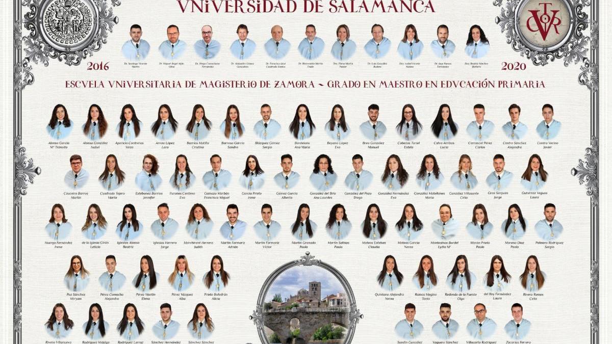 Descarga ya la orla del Grado de Maestro en Educación Primaria en Zamora