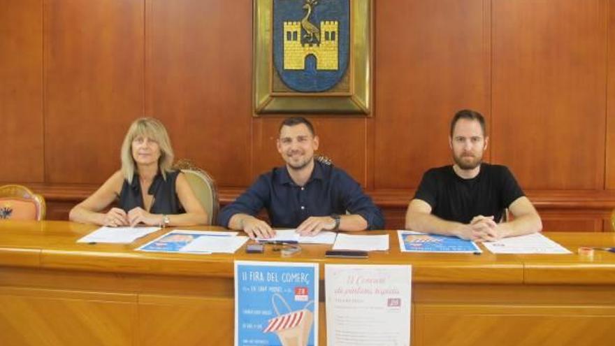 El concejal de Comercio de Pego, Ricard Sendra, y el presidente de Comerç local, Jacob González.