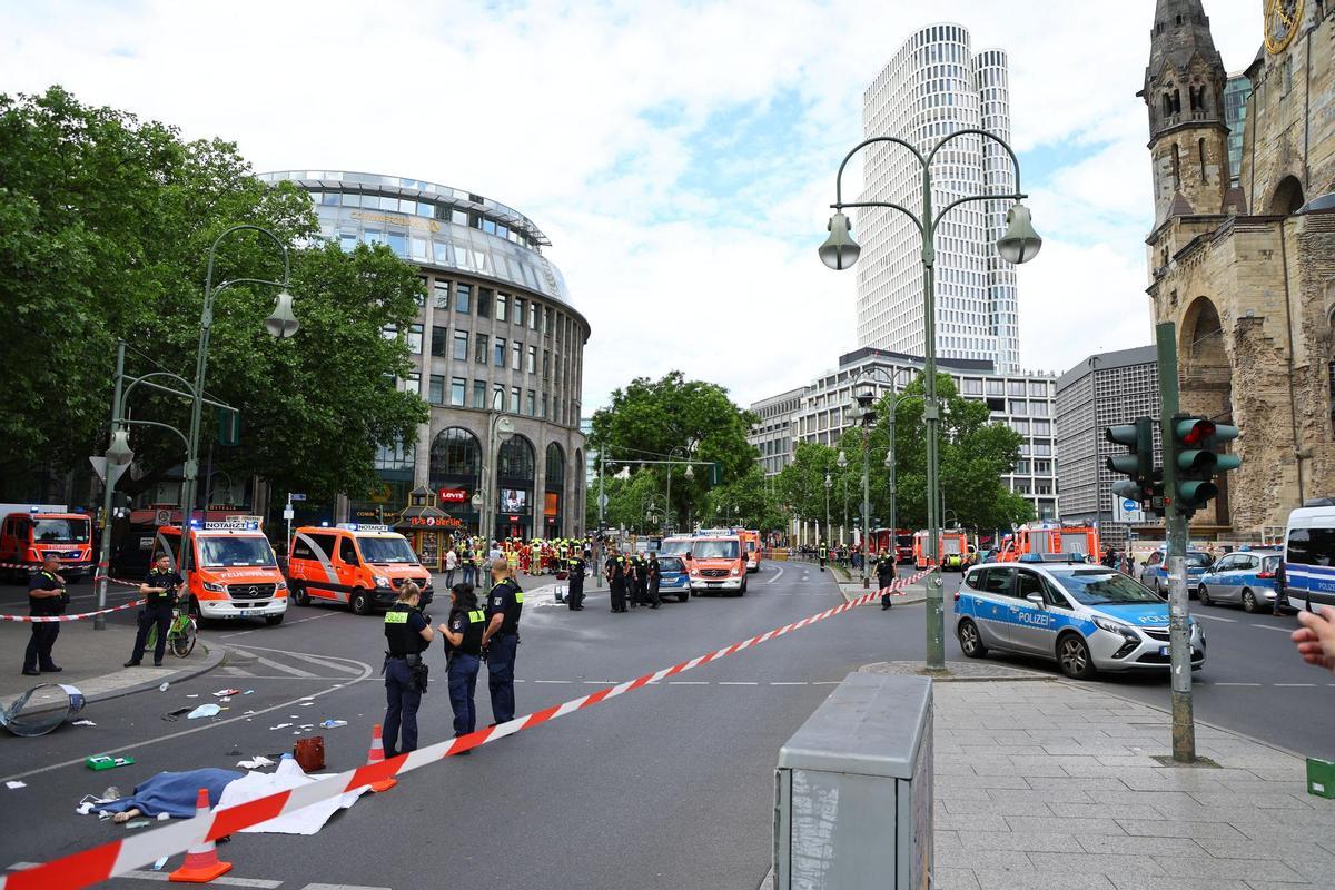 Atropello múltiple en el centro de Berlín