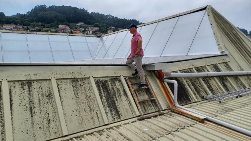 Las obras del pabellón Pablo Herbello avanzan a buen ritmo y se prevé acabarlas en agosto