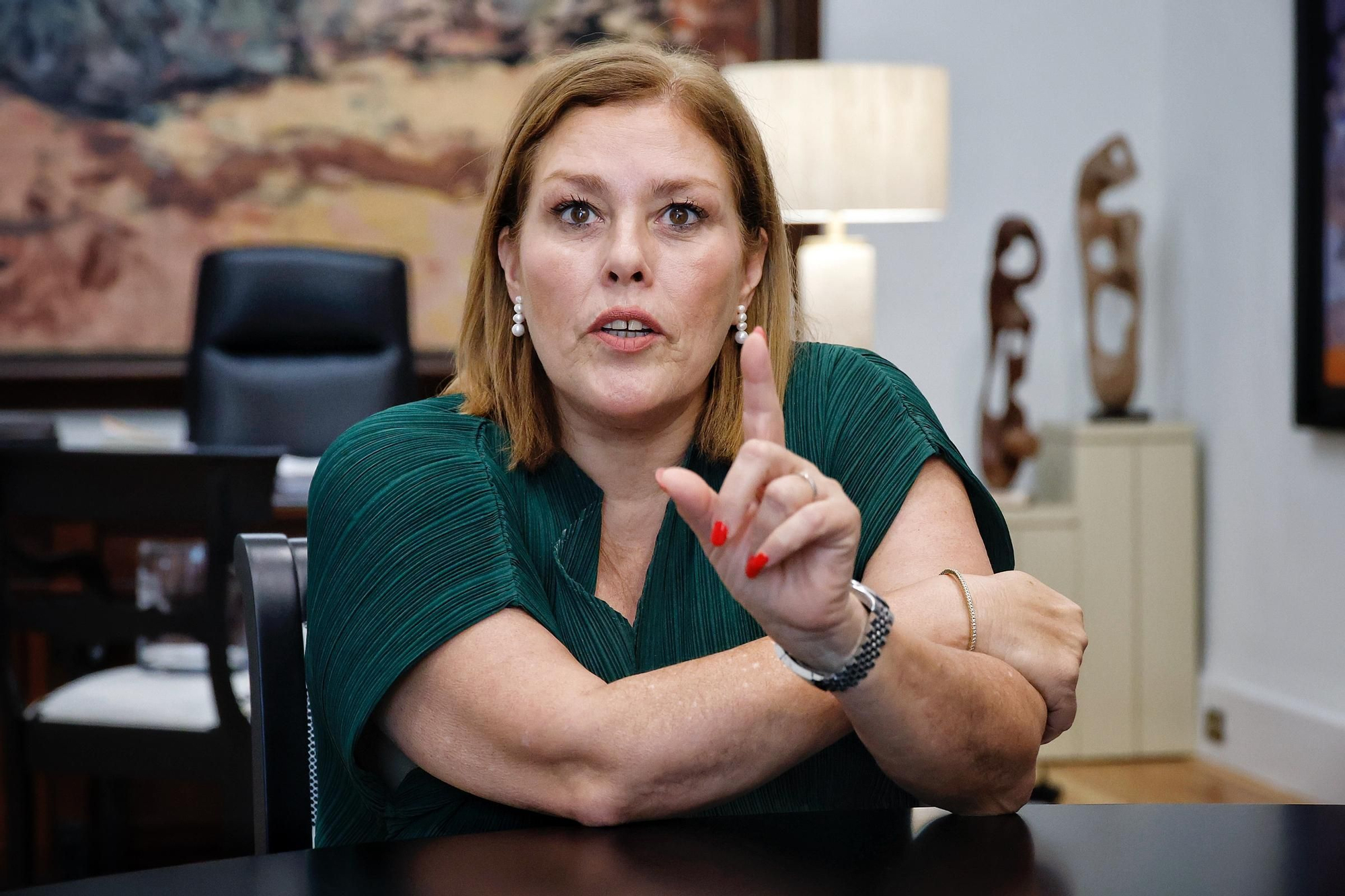 Astrid Pérez, presidenta del Parlamento de Canarias