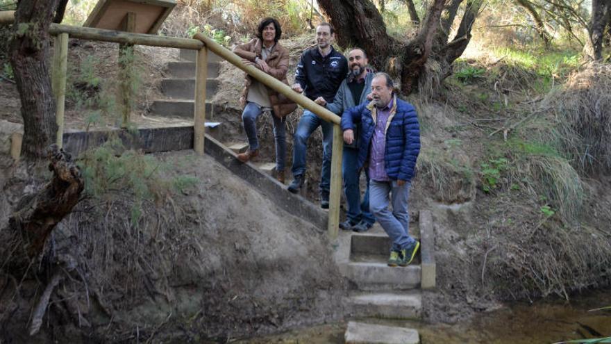 Medio Ambiente asegura el paso por el río Vinalopó en el sendero circular del Pantano