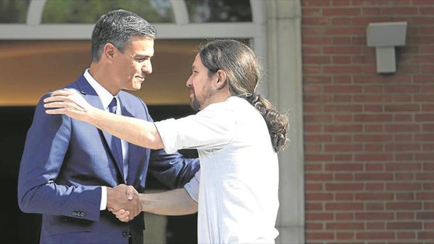 Iglesias sostiene a Sánchez ante el fantasma de adelanto electoral