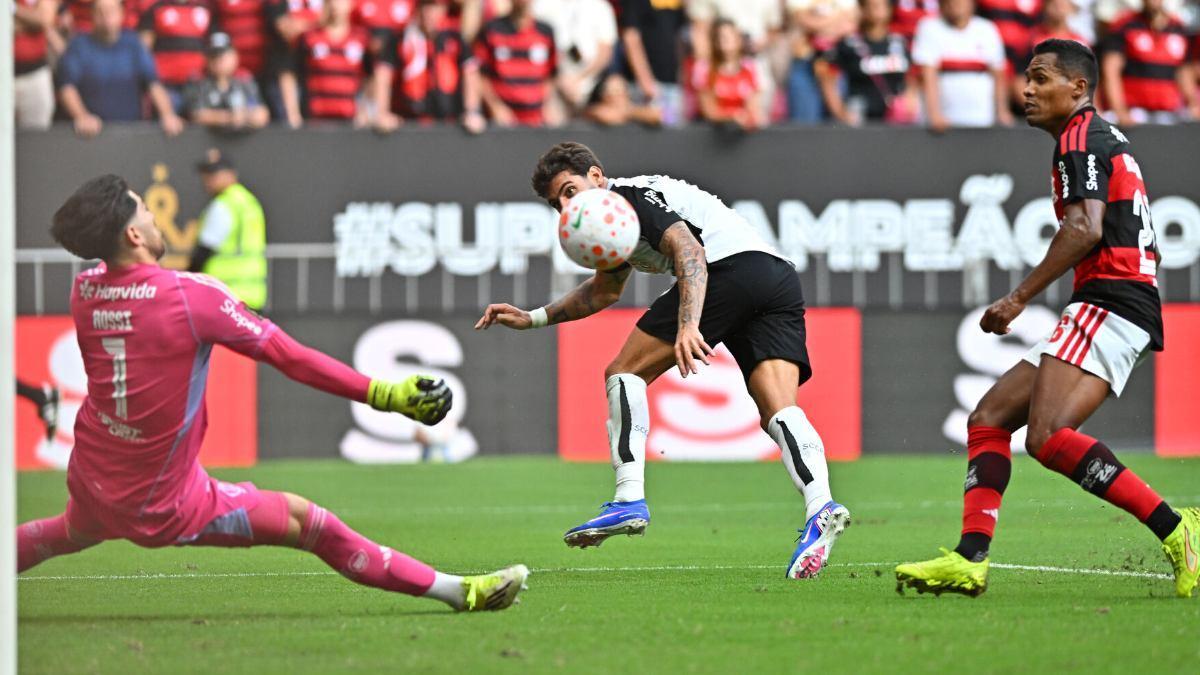 Yuri Alberto marcó el segundo gol que sentenció el triunfo del Corinthians