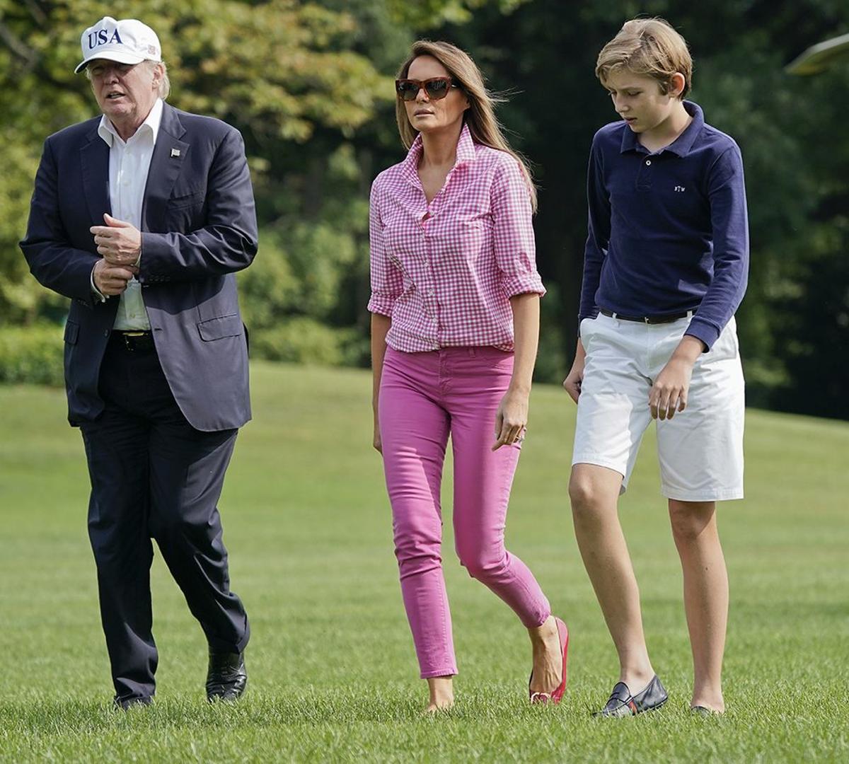 Melania Trump y su look más informal