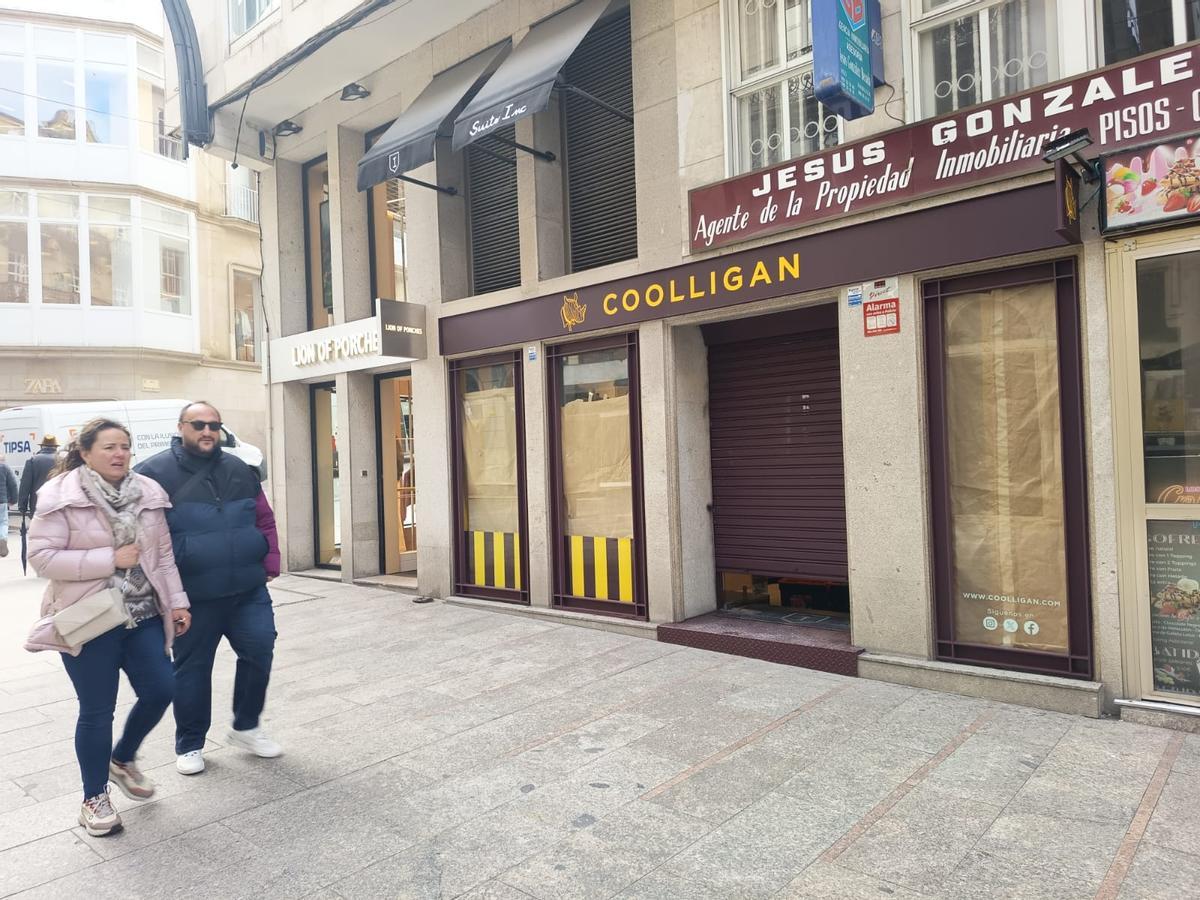 Lugar en la calle Príncipe donde abrirá la tienda.