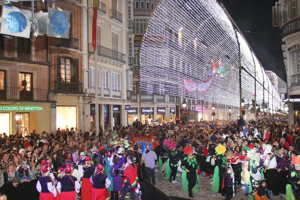 Sábado de carnaval en Málaga