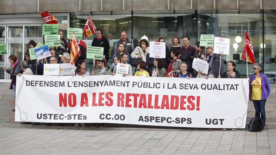 Els sindicats gironins ja van reclamar desfer les retallades, al maig · Aniol Resclosa