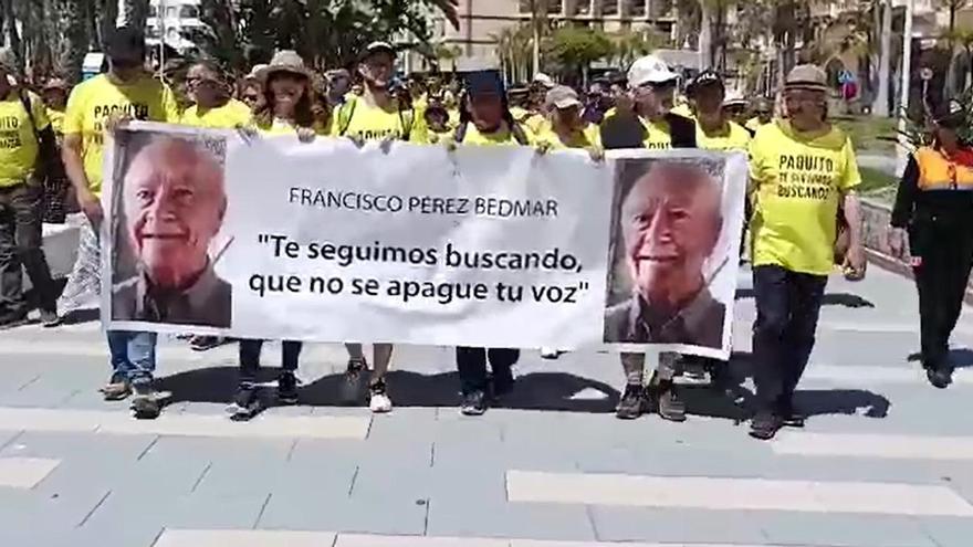 Concentración en apoyo por la búsqueda del desaparecido